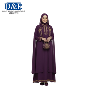 Oferta Especial: Vestido Musulmán Moderno Baju Kurung Malayo OEM para Mujer, Ropa Islámica Tradicional Melayu, Top Ventas, Falda de Manga Larga - Product Image 3