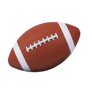 Ballon de rugby professionnel cousu main, le plus vendu en gros, avec logo en caoutchouc, rétention d'air, tailles personnalisées - Product Image 1