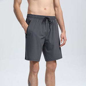 Pantalones Cortos Deportivos para Hombre, Casuales, de Secado Rápido, Transpirables, Impermeables, de Poliéster/Algodón, para Verano, Natación, Playa, Gimnasio, Atletismo, con Cordón Ajustable - Product Image 2