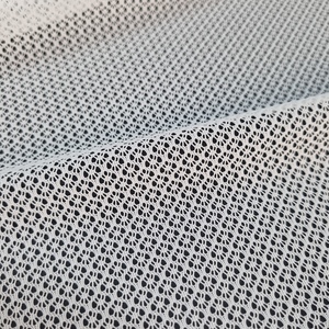 Tissu en dentelle extensible à petites fleurs en maille, 147 cm, léger et respirant, tricoté chaîne, pour bande de soutien-gorge, lingerie et sous-vêtements - Product Image 2