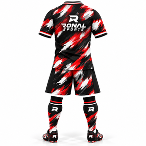 Uniformes de Fútbol de la Mejor Calidad, 100% Poliéster, Conjuntos de Camisetas Deportivas Sublimadas para Adultos, en Oferta 2026 - Product Image 2