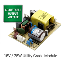 Convertisseur CA/CC à châssis ouvert LO25-20B36-M 25,2W, isolation 85-264VAC 4000V, tension réglable 32,4-39,6V, onduleur industriel à ondulement de niveau 4