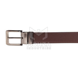 Ceinture de baseball décontractée en cuir de vache pour hommes, légère, durable, 100 % authentique, avec boucle ardillon personnalisable – Prix de gros abordable - Product Image 4