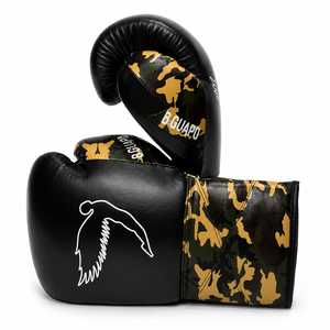 Hot Selling Customer Demand Fly Camo Design Boxing Sparring <b>Gloves</b> For Sale Genuine Leather Professional Fighting Training Gear. - Product Image 1