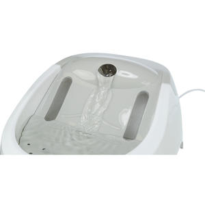 Bebedero Automático Duo Stream de 1 Litro, Color Blanco y Azul, para Mascotas Pequeñas - Product Image 4