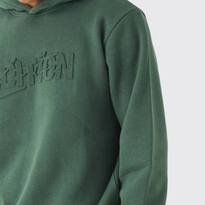 Sudadera con Capucha de Felpa de Algodón Grueso para Hombre, Sudadera Lisa Estilo Urbano, Sudaderas con Capucha para Hombre, Producción de Ropa con Logotipo Personalizado, Suministro de Fábrica - Product Image 5