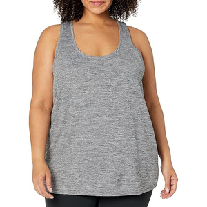 Débardeur de sport pour femme en coton et élasthanne, respirant, extensible, sans manches - Product Image 4