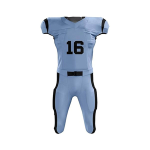 Premium American Football Sports Uniform Custom Team Jersey Matching Short Pants Quick Dry Comfortable Fabric Summer School Club - Product Image 5