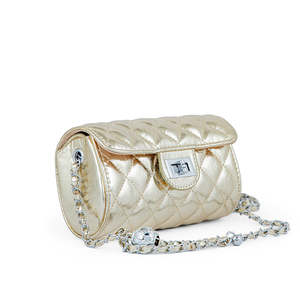 Sac de soirée formel doré P24114 Pochette élégante pour occasions spéciales - Product Image 2