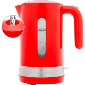 Bollitore Elettrico 1500W a Riscaldamento Rapido per Caffè e Tè, Senza BPA, Coperchio Facile da Riempire con Finestra Livello Acqua, Funzione Spegnimento Automatico - Product Image 1