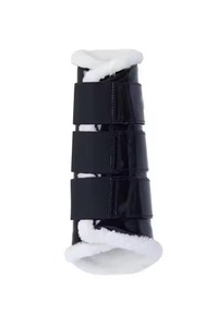 Horse Neoprene <b>Brushing</b> <b>Boots</b> Leg Protection <b>Boots</b> with Fur Horse Wear Equestrian Horse Riding Equine Veterinary Equipment - Product Image 2