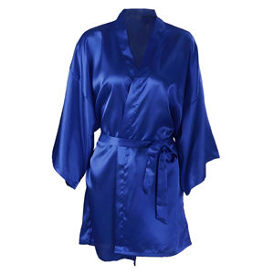 ชุดนอนลำลองสำหรับผู้หญิง ชุดคลุมโรแมนติก ผ้าไหมซาติน ชุดคลุมอาบน้ำ ดีไซน์ทันสมัยสำหรับฤดูร้อน ฤดูใบไม้ร่วง ฤดูใบไม้ผลิ - Product Image 3