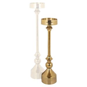 Silver Aluminium Pillar <b>Candle</b> Holder Handmade Customized Metal <b>Candle</b> Stand For Home & Event Decoration <b>Wedding</b> Centerpieces - Product Image 2