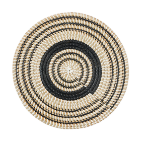 Seagrass Round <b>Placemats</b> Woven Natural Straw Table Decor Wicker Charger Plates for All Season Use at Home - Product Image 1