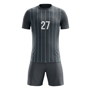 Dernier design de maillot de football par sublimation, tenue d'équipe respirante, ensemble maillot et short de football unisexe, fabrication OEM en gros - Product Image 4