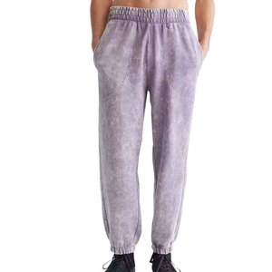 Stylish Lightweight Acid Wash Mid Waist <b>Trouser</b> for Men Durable Material Comfortable Fit Perfect Streetwear Casual Daily Use - Product Image 1