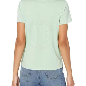 Camisetas de Algodón Premium para Mujer, Camisetas Suaves para Mujer, Ropa Casual Cómoda, Estilo Básico Elegante - Product Image 5