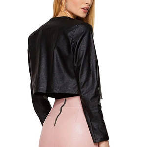 Vestes en cuir pour femmes, design col rabattu, toutes tailles disponibles, tendance 2026, vestes en cuir les plus vendues - Product Image 2