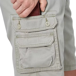 Pantalones Cortos de Pesca para Hombre de Algodón/Poliéster de Calidad Superior, Estilo Urbano, Ecológicos, con Cintura Elástica, de Secado Rápido y Transpirables - Product Image 4