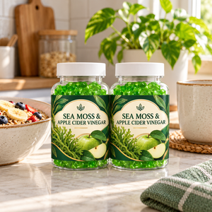 Gomitas de Musgo Marino y Vinagre de Sidra de Manzana, Suplemento Herbal, Marca Privada OEM ODM Personalizada - Product Image 1