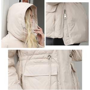 Chaqueta Cortavientos para Mujer, Abrigos Elegantes para Mujer, Chaqueta de Invierno, Parkas para Mujer, Abrigo Acolchado, Abrigos para Dama, Chaquetas Personalizadas ODM - Product Image 6