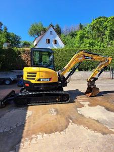 Hot Sale High Performance Used SY50U 5 Ton Mini Excavator Reliable Zero Tail Swing Compact Digger Best Price Factory Supply - Product Image 6