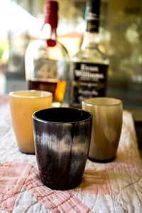 Cuerno de buey natural hecho a mano estilo vikingo para beber café y vino, ecológico, venta al por mayor - Product Image 3