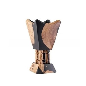 100% Handmade Bamboo Wooden Epoxy Resin Religious Bakhoor Burner SS CRAFT INDIA Premium Quality Home Garden Decoration - Product Image 1