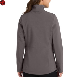 Women Softshell <b>Jacket</b> Full Zip Windproof Lightweight Outdoor Running Golf <b>Jacket</b> Plaid Pattern with Zipper Closure - Product Image 6