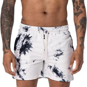 Pantalones Cortos Deportivos de Pana 100% Poliéster de Alta Calidad para Hombre, Ecológicos, Transpirables, Teñidos Lisos, con Logotipo Personalizado, Cintura Media, Casuales - Product Image 4