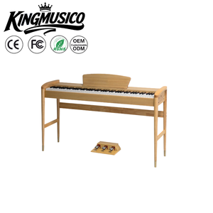 Piano numérique KINGMUSICO 88 touches à mécanisme marteau lourd, support en bois massif, <span class=keywords><strong>MIDI</strong></span> <span class=keywords><strong>USB</strong></span> <span class=keywords><strong>Bluetooth</strong></span> - Product Image 2