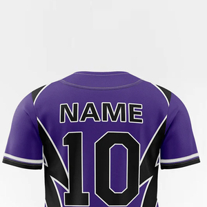 เสื้อเบสบอลผ้าโพลีเอสเตอร์ 100% สำหรับผู้ชาย ผู้ผลิตที่ดีที่สุด เสื้อเบสบอลสไตล์โดดเด่นสำหรับขาย บริการ OEM - Product Image 3