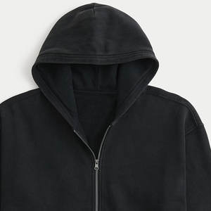 Sweat à capuche épais en coton de qualité supérieure, grande taille, bicolore, pour hommes, avec logo personnalisé imprimé, coupe oversize, bicolore - Product Image 5