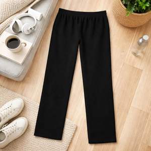 Pantalones Deportivos Unisex Casuales, Transpirables, Gruesos, Lisos, 100% Algodón Ecológico, Cierre con Cordón, Precio Bajo - Product Image 3