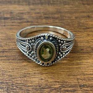 4.3 Grams Fashion <b>Ring</b> in Peridot Elegant and Luxurious <b>Statement</b> Piece - Product Image 1