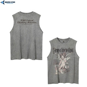 Camiseta Deportiva de Tirantes para Hombre, para Fisicoculturismo y Fitness, Tejida, de Secado Rápido, Transpirable y Ecológica - Product Image 6
