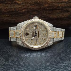 นาฬิกาเพชรโรสโกลด์ขายดีสำหรับผู้หญิง พร้อมสายแบบกำไลข้อมือ เหมาะสำหรับใส่ลำลอง มีจำหน่ายในราคาที่ดีที่สุดในตลาด - Product Image 1