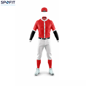 Nouveauté : uniformes de baseball pour hommes personnalisés, respirants, à séchage rapide, vente en gros, avec logo, nom et design personnalisés, ensemble d'uniformes de baseball - Product Image 1