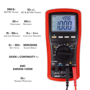 Multímetro Digital Intrínsecamente Seguro KM 822 EX de Alta Precisión 9999/6000 Contenedores True RMS con Conectividad a PC - Product Image 3