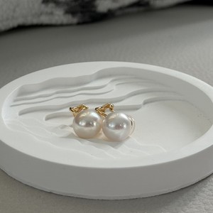 Pendientes de Perlas Edison Aurora Redondas de Alta Calidad, Perlas Naturales de Agua Dulce de 9-10 mm, Pendientes de Perlas Grandes - Product Image 2