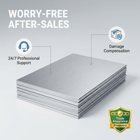 Tôle d'aluminium de haute qualité 1050 1060 1100 3003 5052 6061, plaque en alliage sur mesure, finition usine pour la construction, l'industrie et les OEM