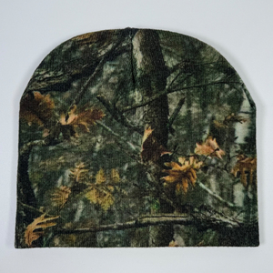 Bonnet camouflage en acrylique tricoté à la machine, unisexe, taille adulte 56-58 cm, idéal pour l'extérieur et les loisirs en hiver – Grande Vente - Product Image 1