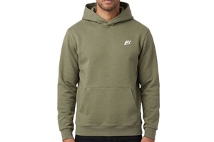 Sweat-shirts à capuche en molleton de coton uni pour hommes, coupe oversize, style streetwear, épais et chaud, décontracté, personnalisable avec logo OEM, Y2K - Product Image 4