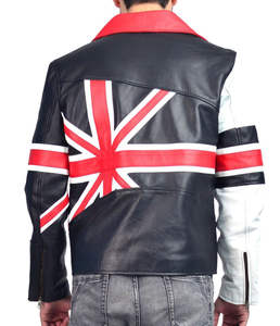 เสื้อแจ็คเก็ตหนังสีดำทรงเข้ารูปสำหรับผู้ชาย ดีไซน์แฟชั่นใหม่ปี 2026 สไตล์คลาสสิก คอตั้ง แนวสตรีทแฟชั่น - Product Image 5