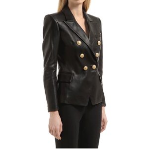 <b>Winter</b> <b>Thick</b> Leather Jacket Women Fashion Zipper Warm Biker <b>Coat</b> Casual Loose Women's Leather Jacket - Product Image 4