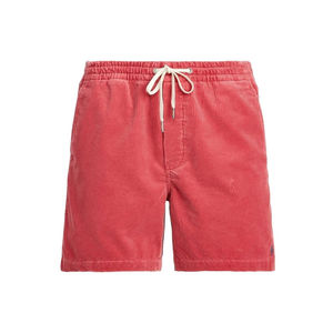 Shorts Bermuda en velours côtelé rose pour homme, décontractés, en coton, avec cordon de serrage à la taille, taille mi-haute, coupe décontractée, couleur unie, respirants et doux, pour l'été - Product Image 3