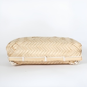 Caja de invitaciones de bambú de la mejor calidad para bodas y eventos, cajas tejidas a mano, cestas con tapa para almacenamiento. - Product Image 3