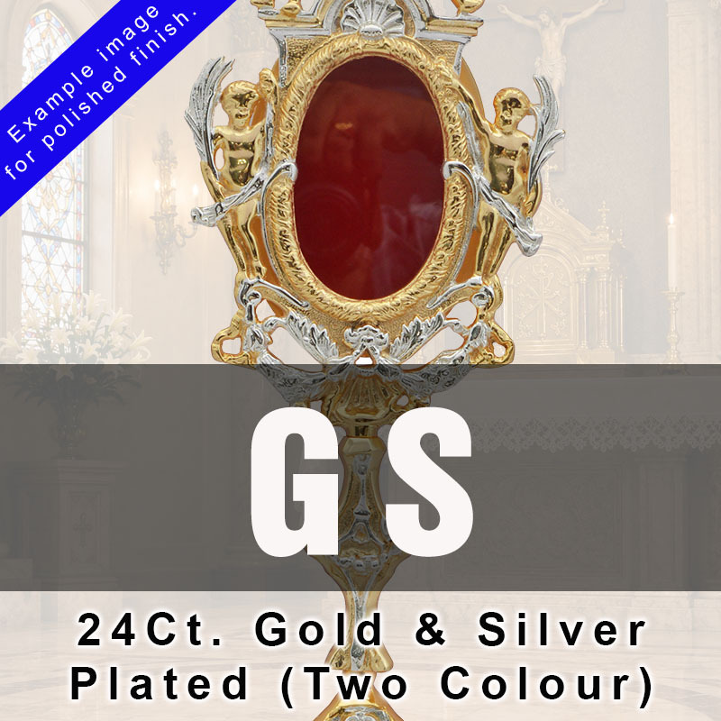 24Ct.Chapado en oro y plata (dos colores) -Con caja