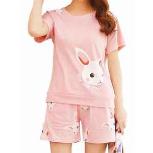 Smooth Cotton Blend Short Sleeve Comfortable Fit Trendy Daily Wear Lightweight <b>Tie</b> Dye Women Summer <b>Set</b> - Product Image 4