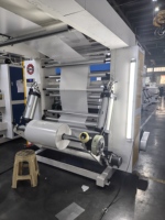 Machine d'impression flexographique bicolore pour films d'emballage souples, économique et durable